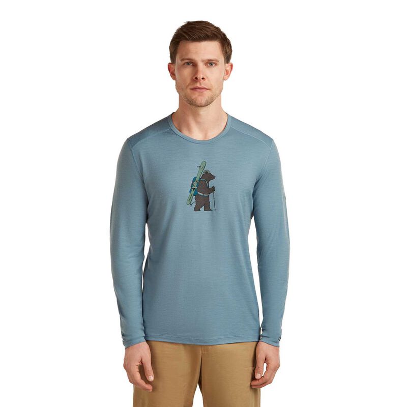 Icebreaker M Merino 200 Oasis LS Crewe Bear Tour image number 0